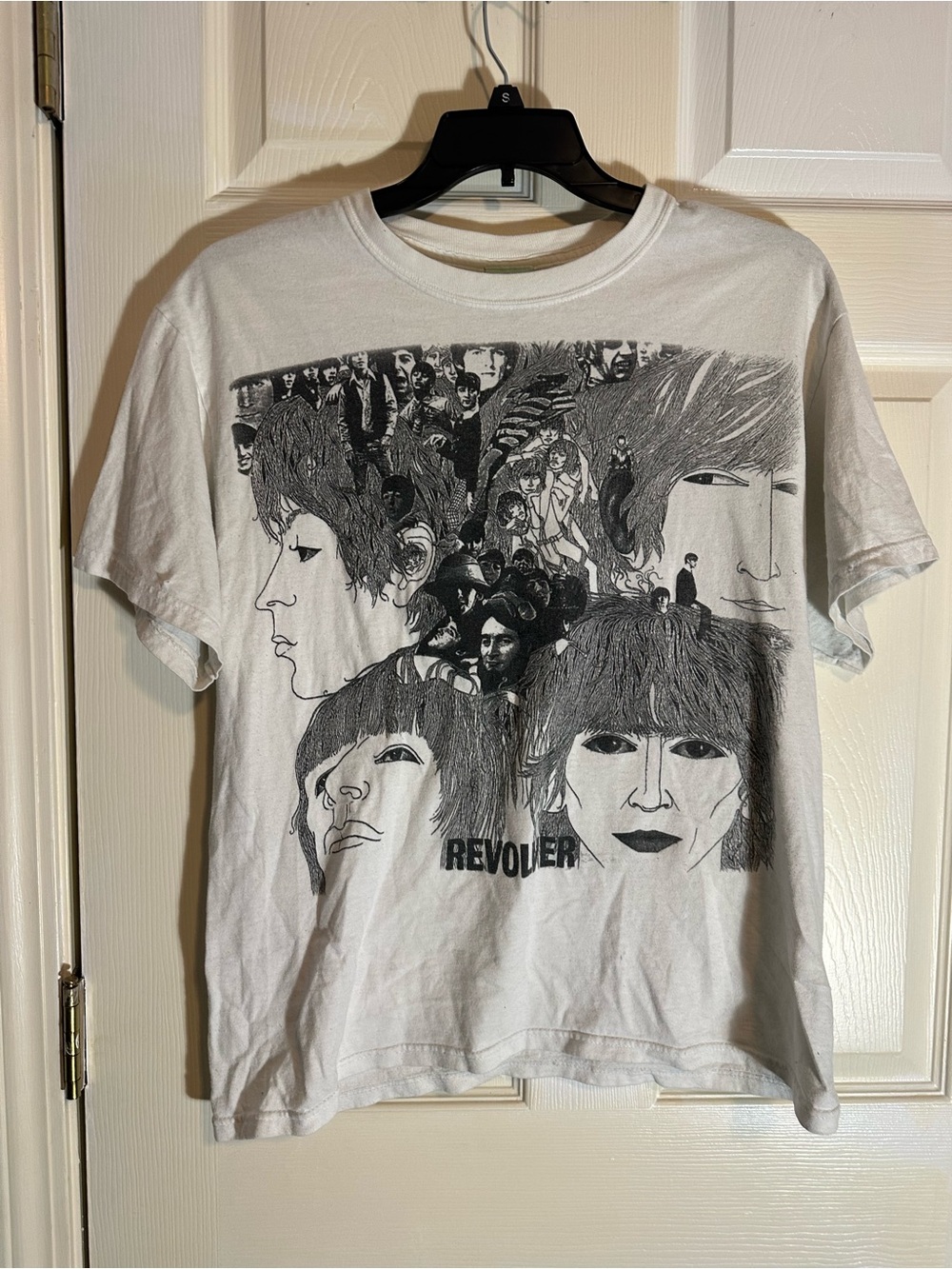 The Beatles White 'Revolver' Graphic Short Sleeve Tee